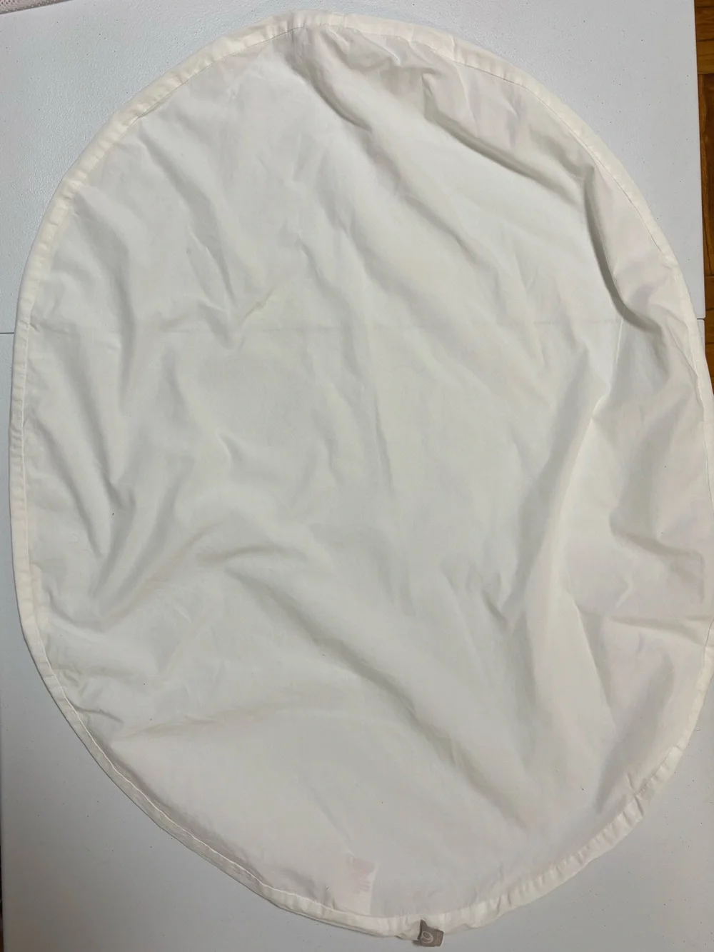 STOKKE Baby Bassinet Fitted Sheet Set – 2 Pack, Pink & White, 100% Cotton V3